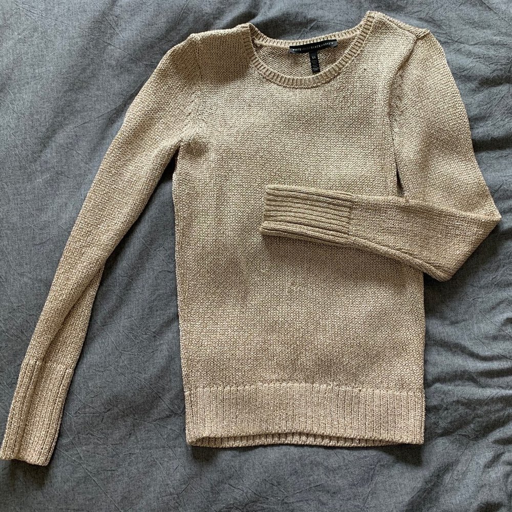 Gold Dress Sweater